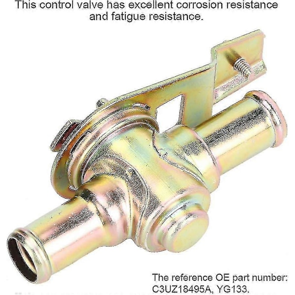 Kontrolventil Bilvarmer, Bilvarme Kontrolventil Kølemiddel Hvac Varme Kontrolventil Udskiftning til E & F Serie Udskiftning til C3Uz18495A Yg133