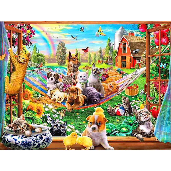 #30x40cm 5D DIY Timanttimaalaussetti Aikuisille ja Lapsille - Law#