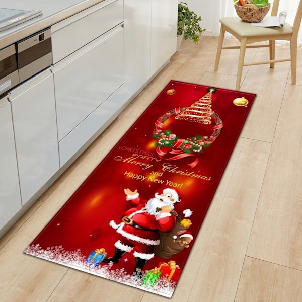 #Julefigur Juleteppe Antislipp Juletrykk Teppe#