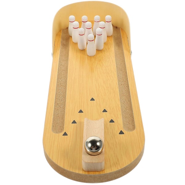 1 Sæt Mini Bowling Spil Bord Bowling Legetøj Bord Mini Bowling Ældre Spil Legetøj