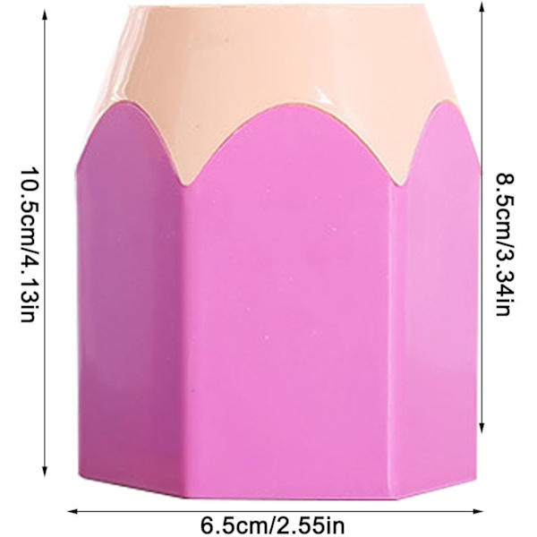 #(Violetti) kynäpidikekuppi, työpöydän kynävarastointihylly#