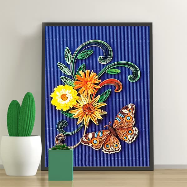 /#/30x40cm 5D DIY Diamantmaleri Fuld, Rund Bor Blomster, DIY Diam/#/