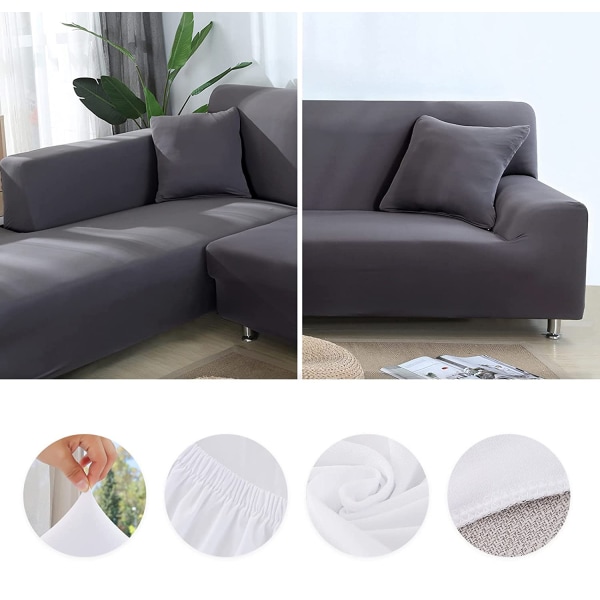 Sofa Trekk Elastisk Spandex Stretch Sofa Trekk Sofa Trekk for L-form
