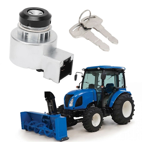 Tændingsslukke 15248?63590 med 2 nøgler Udskiftning til New Holland Boomer T TC Traktor