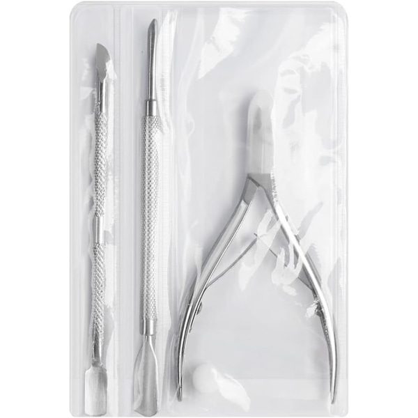 Pusher-spatel, nagelklippare, nagelbandsrensare, nagelbands-pusher