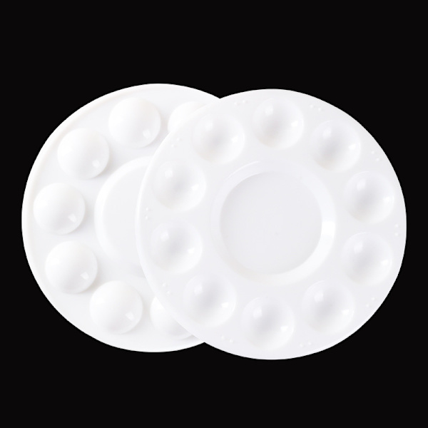 #Plastik Malepaletter Kunstmalepalette Blandet Palette 5 stk Farvepaletter#