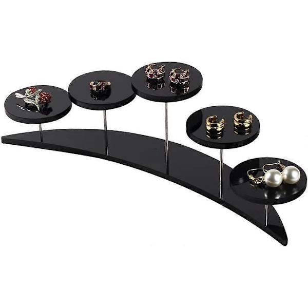 5-lags akryl cupcake stand smykke dessert display stand rack party holder sort'|Hjem & Køkken| Køkken, spisning & bar| Bageudstyr