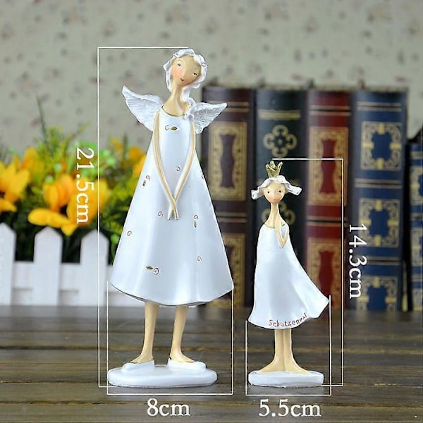 Engel Mor Datter Ånd Dekorativ Resin Ornament