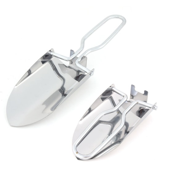 2 Mini sammenleggbare hagespader for utendørs camping og graving