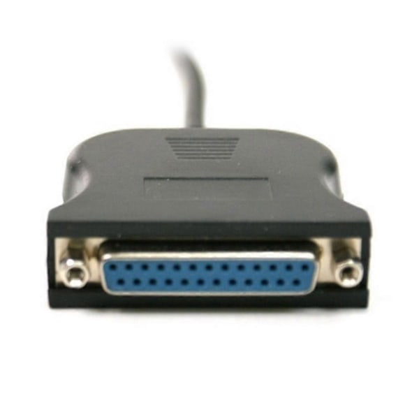 USB Hann til DB25 Hunn Port Skriver Parallell Konverter Kabel 25pin Adapterledning