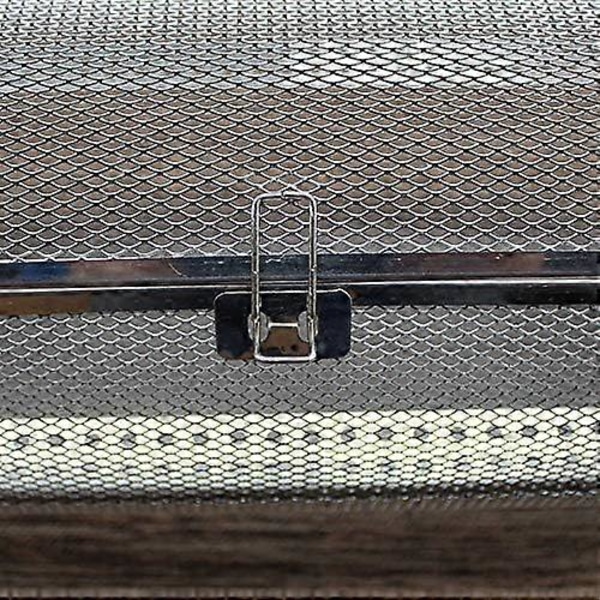 Rostfri Rotisserie Grill Rostningstrumma 12 X 23 cm Ugnskorg Ugnsrost Bakning Roterande för Jordnötter Torkade Nötter Kaffebönor BBQ