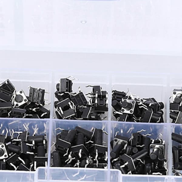 200 stk. Tact Switch Kit Industrielt tilbehør Maskinvaredeler 10W Flick Interrupter Kits200 stk.