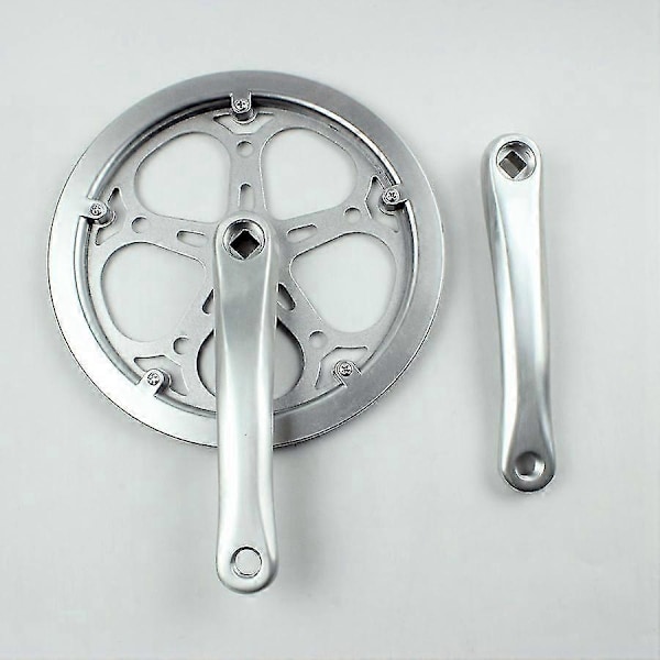 Sammenleggbar Sykkel Kranksett 52T Firkant Hull 170mm CNC Kranksett Sykkel Kranksett Tannhjul