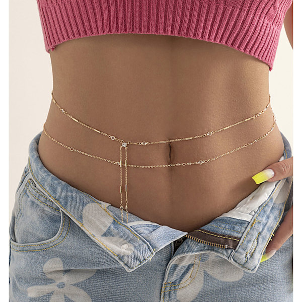 #Tassel Dobbeltlags Mavekæde#