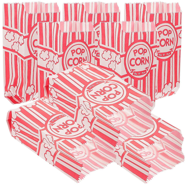 50 kpl Popcorn-pussit Popcorn-paperipussit Rasvatiiviit paperipussit Paperiset pakkauspussit