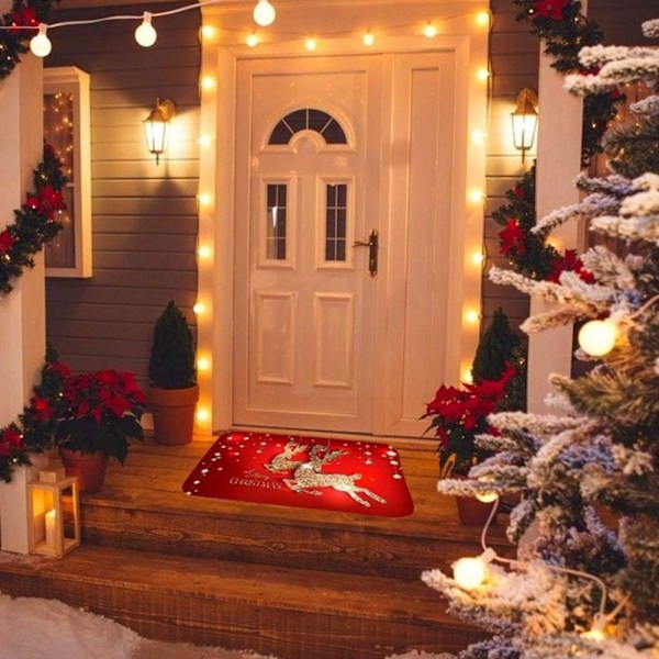 #Dörrmatta Julmatta Dekoration för inomhus och utomhusbruk#