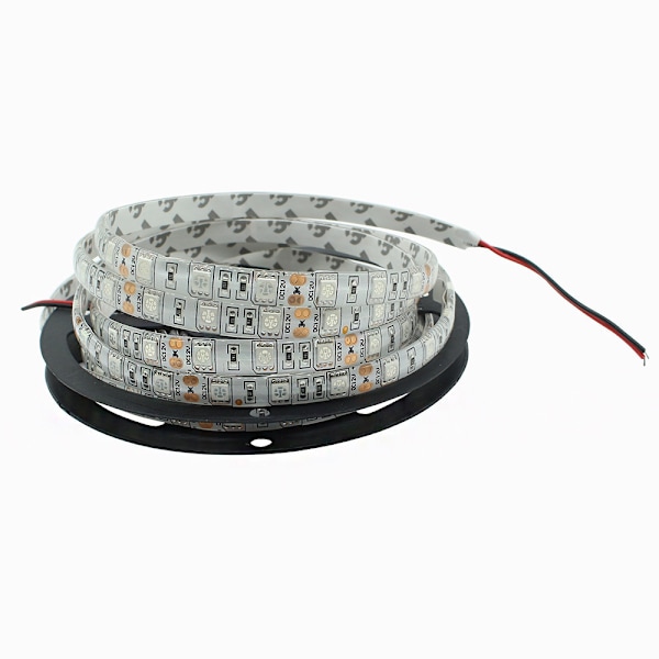 *LED-kasvikasvatusvalonauhat 5M virtalähteellä ja himmentimellä, punainen*