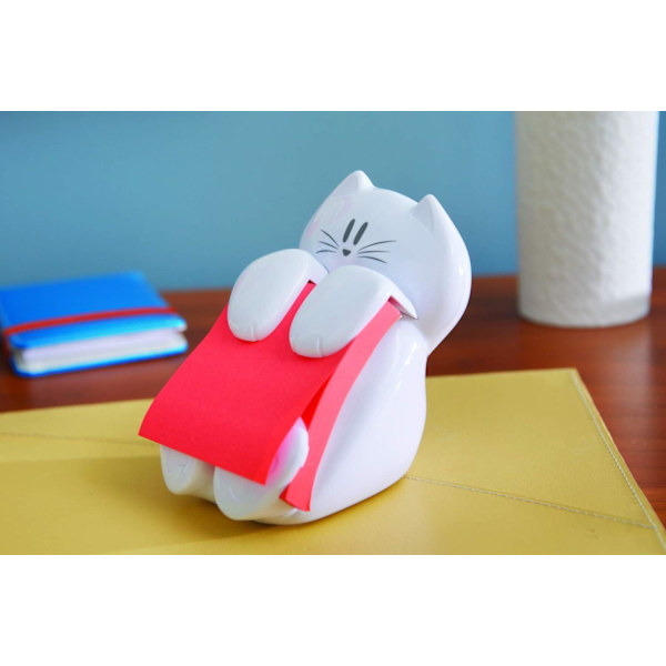 Dispenser, Kattform med 1 Block Post-it Z-Notes 90 Blad, 76mm