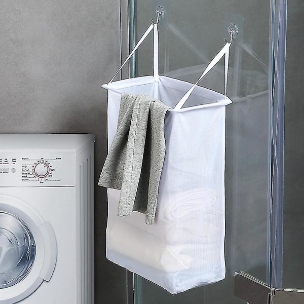 2-pack Mesh Tvätthållare Smutskläder Tvätthållare Behållare Förvaring