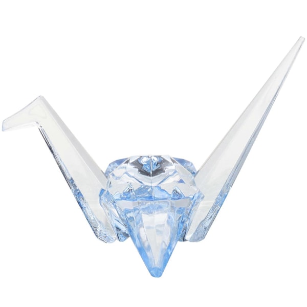 Kreativ Simulert Origami Trane Modell Dekorasjon Skrivebord Akryl Laget Ornament Barn Bursdagsgave