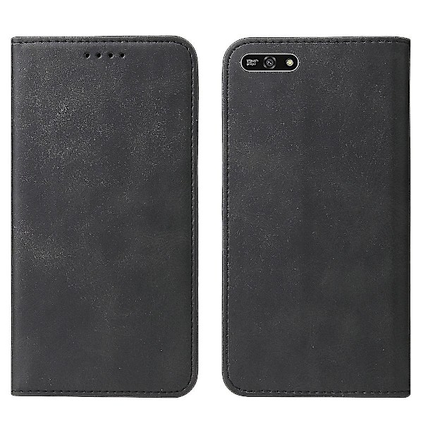 Magnetiskt läderfodral för Huawei Y7 2018