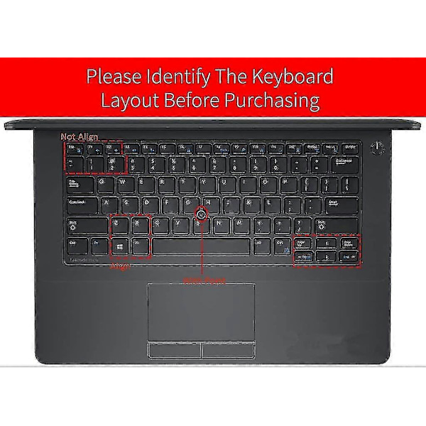 Tangentbordsskydd för Dell Latitude E7450 E7470 E5470 E7480 5480 5490 5491 7490, Dell Latitude 3340 E33