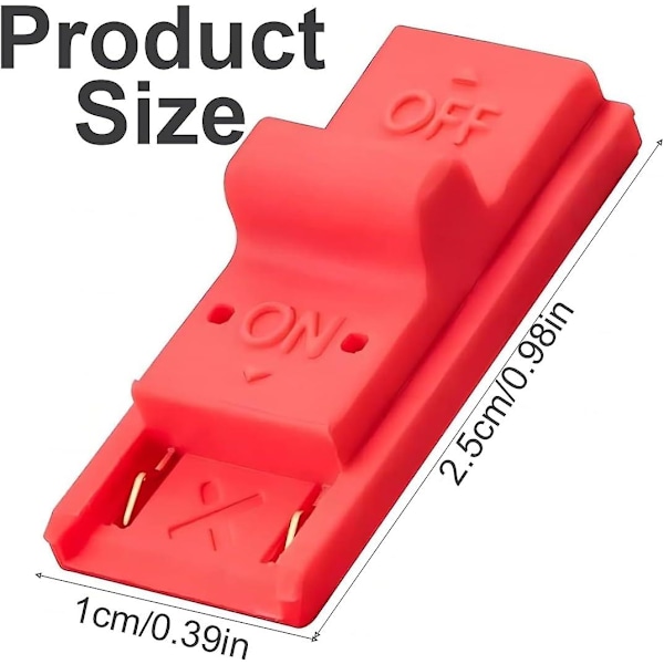 1 st RCM Loader för Switch RCM Clip Jig för Switch Kortslutningskontakt Kortslutningsverktyg för Nintendo Switch (Röd)