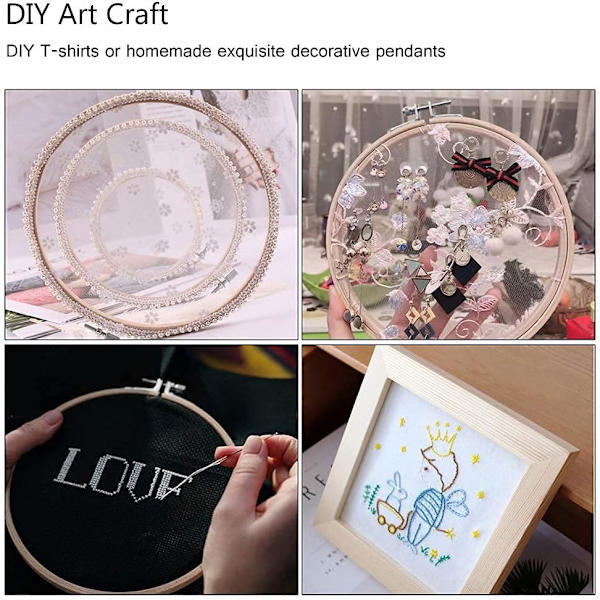 Embroideryrenkaat Bambu Embroidery Hoop 11,5 cm, 16 cm, 18 cm Tambo