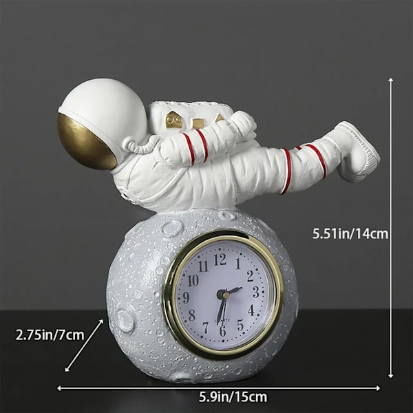 /#/Luova pöytäkello lentävä avaruusmies sisustus Astronautti sänky/#/