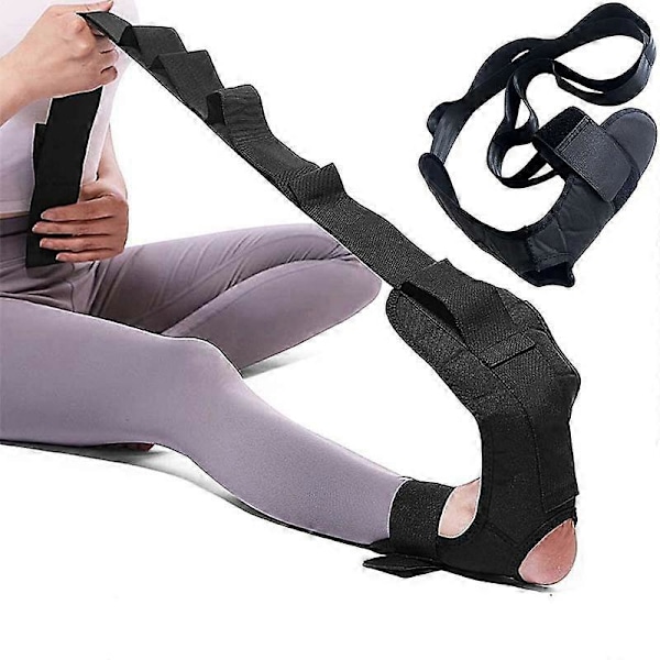 Yoga Strekkstropp, ankelbåndstrekker med løkker Ligament Strekkbånd Fitness Benstrekker