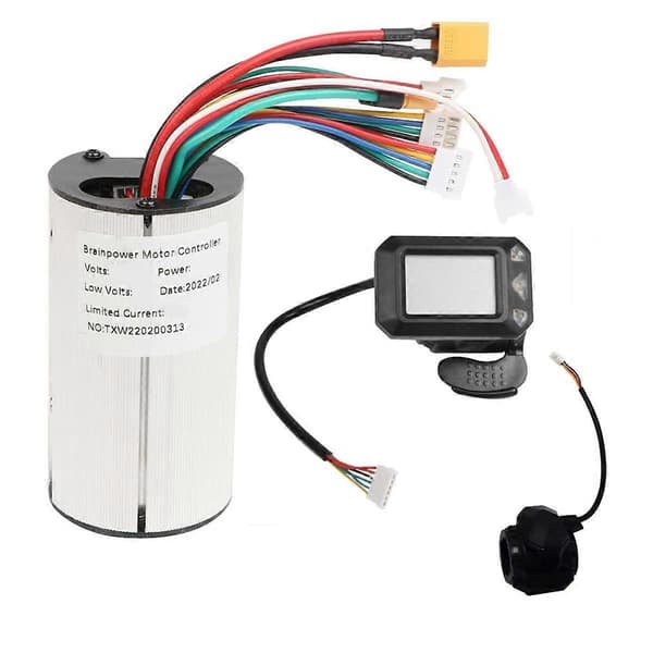 36V Elektrisk Scooter Controller+LCD Display Accelerator+Broms Motor Controller Elektrisk Scooter Accelerator Set