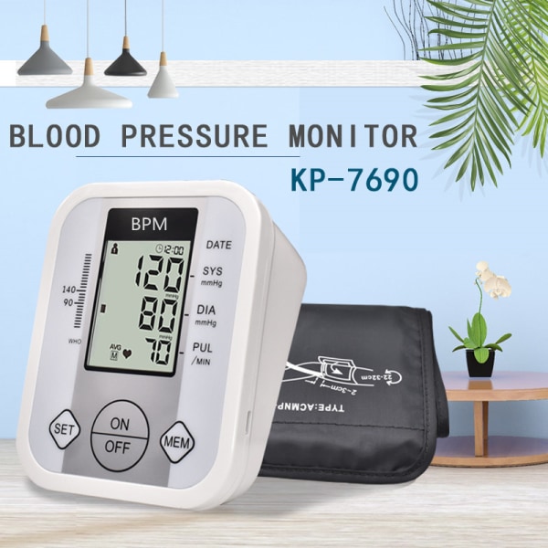 *Arm Blodtryksmonitor, Automatisk Arm Blodtryksapparat,*