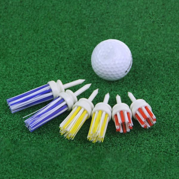 5 stk. Golf Tees Lav Modstand Stabiliserer Effortløst Tilbehør Børste