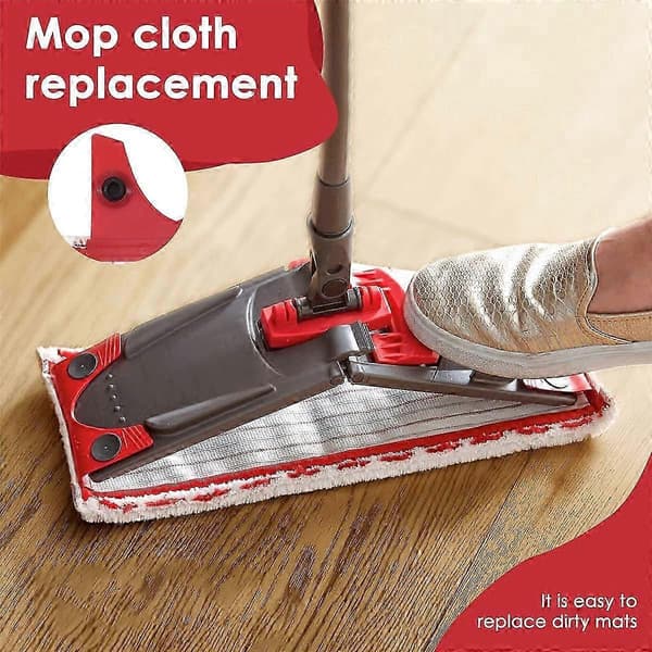 3 stk./parti for mopp 1-2 mopp erstatning mikrofiber refill moppepute