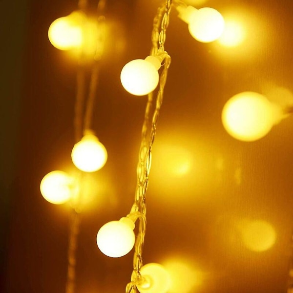 Fairylampa 10m 80 lampor - batteridriven LED Fairylampa boll