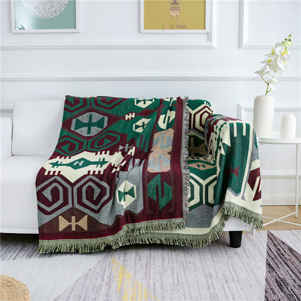 Sofa Tæppe Couch Throw Seng Tæppe Stol Dække Rejse Tæppe