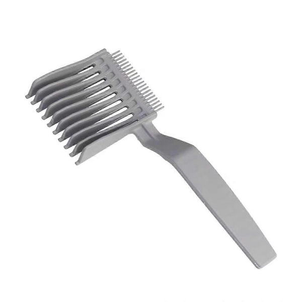 Herre Fade Kam Verktøy, Fade Hårkam, Buet Posisjonerings Flat Top Hårkam Hårtilbehør, 2 stk