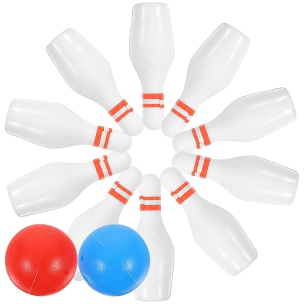 2 Set Miniature Harts Bowling Simulation Tåliga Mini Hus Tillbehör