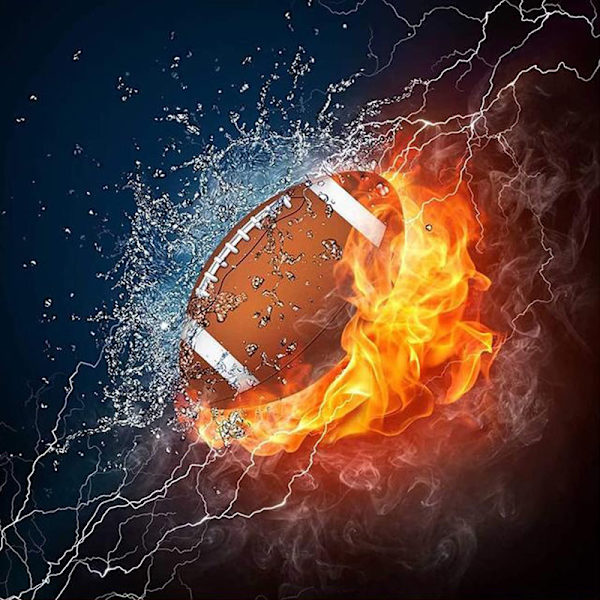 30x40cm, rugby 5D diamantmålning strassbroderi canvas