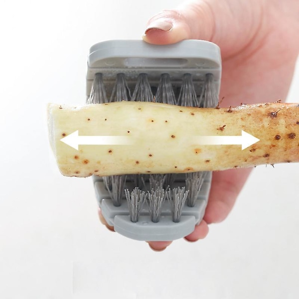 Frukt- och grönsaksborste - Flexibel böjbar borste - 2-pack