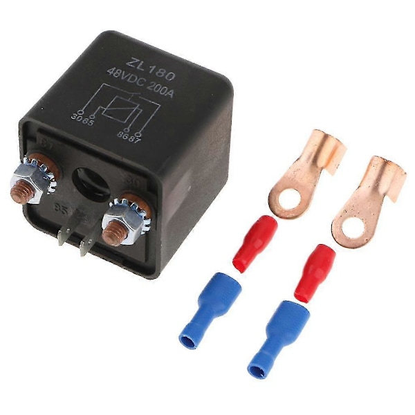 Zl180 Bil Lastebil Motor Starter Kraftig Delt Lading 4 Pin Relé 200a 48v