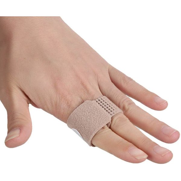 *[6X] Hammertåbandage, skena för brutna tår, vadderad för att korrigera ha*