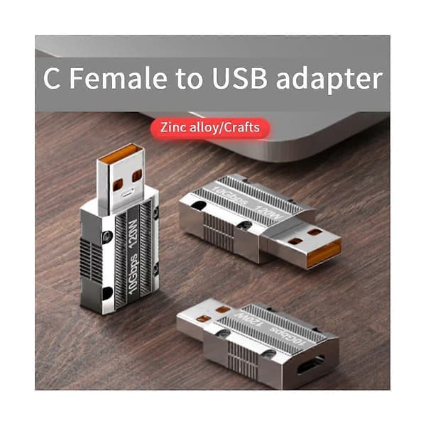 USB Typ C Hona till -USB Hane Adapter Kontakt Typ-C -USB Adapter för Telefonadapter