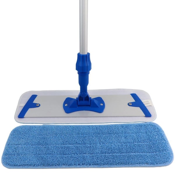 1 Gjenbrukbar Flat Mop Pad Profesjonell Mikrofibermopp for Hardtre