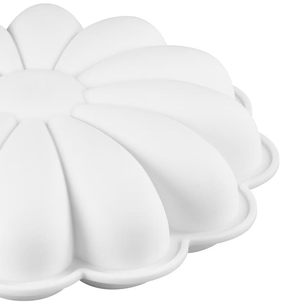 #Enkelhåls blommformad mousseform, silikonverktyg för mat#