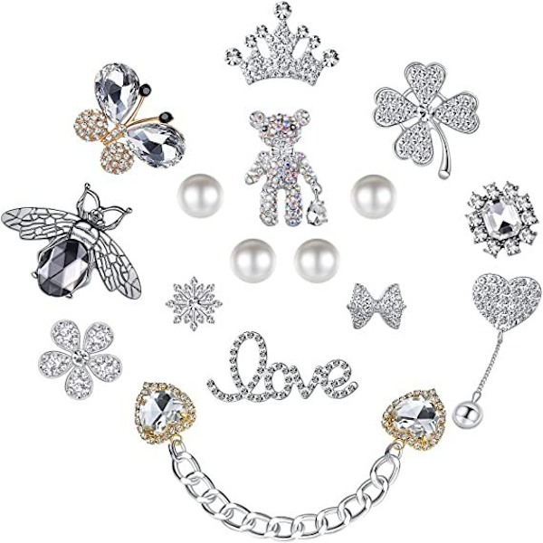 Modeshow Designer Skocharms til Kvinder og Piger, Bling Skocharm