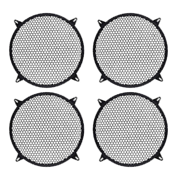 4x Subwoofer Gitter Bilhøjttaler Forstærker Grill Dæk Mesh - 10 Tommer
