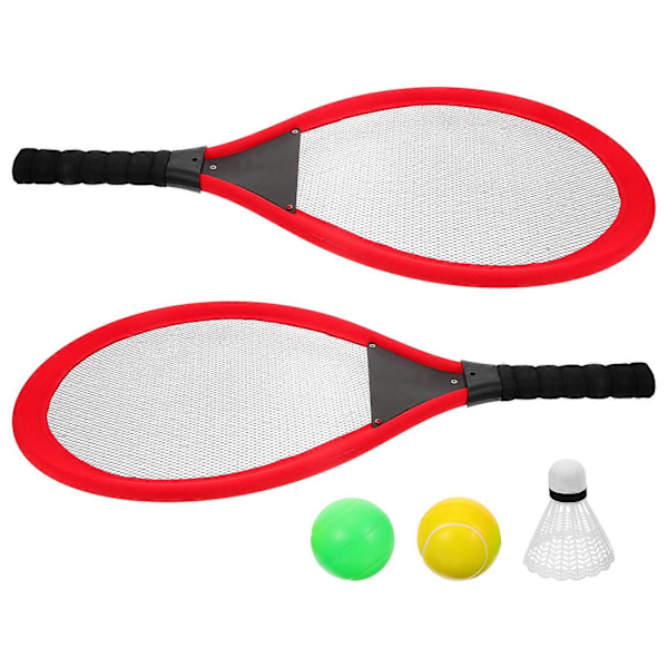 1 Sett med Bærbart Sportsracket Badminton Racket Treningsleke Utendørs Leker for Barn