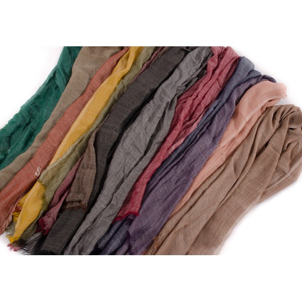 #Sjal basic sjal med liten frynset kant lett kvinnesløyfesjal#