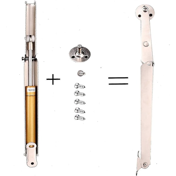 2-pack gasfjädrar, 100N gasfjädrar, lyftlock stöd gångjärn
